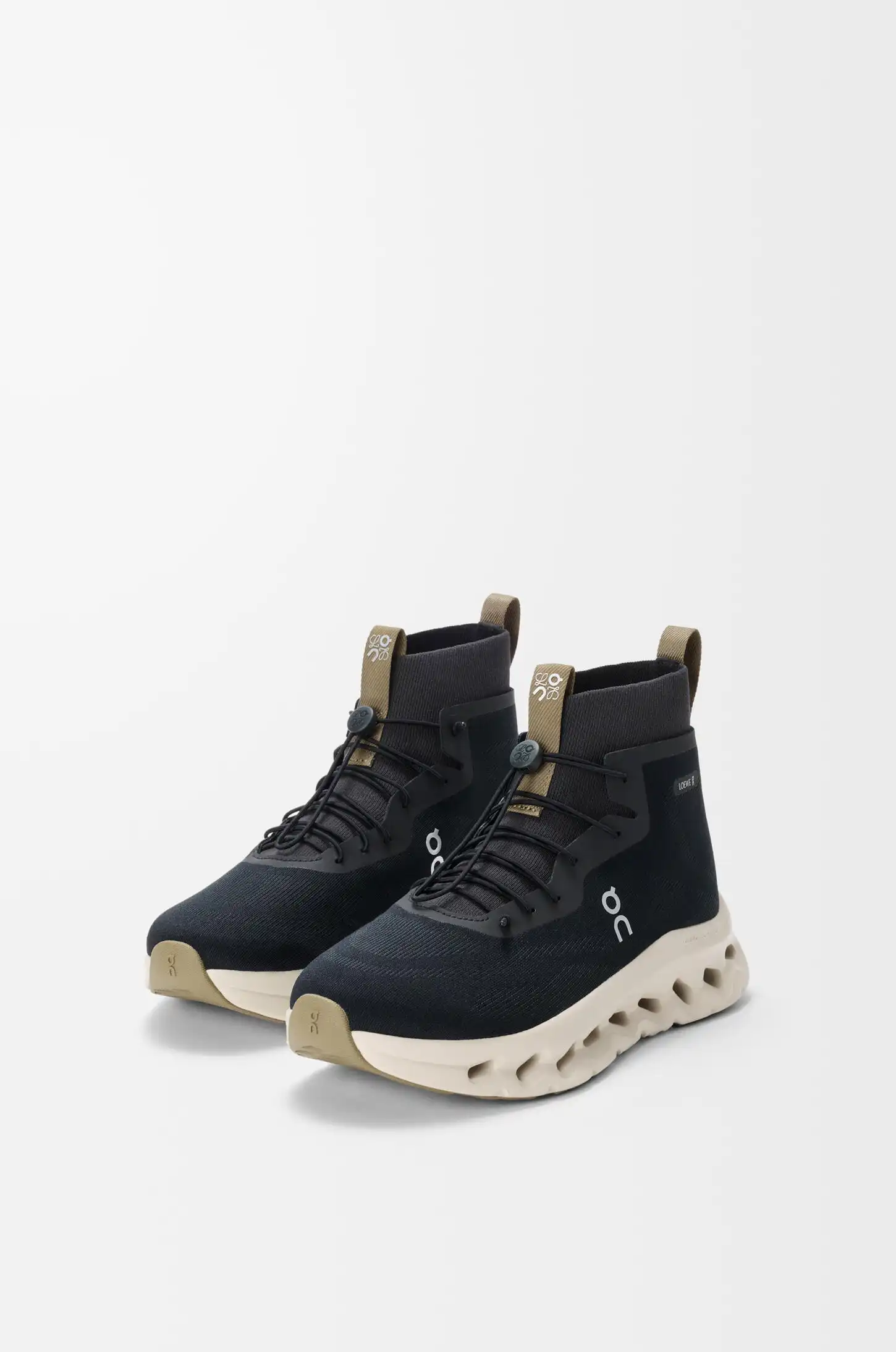 Loewe X On Cloudtilt Hi Sneaker Men Black / Oatmeal / Olive - photo 7