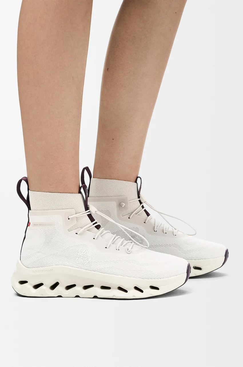 Loewe X On Cloudtilt Hi Sneaker Woman Sand / Oatmeal / Plum - photo 10