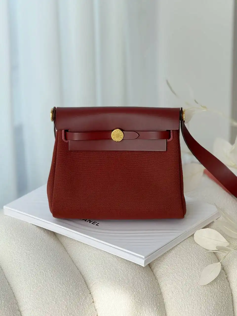 Hermes Mini Hb Herbag 20 / HB20 Rouge H / Rouge H GHW - photo 4
