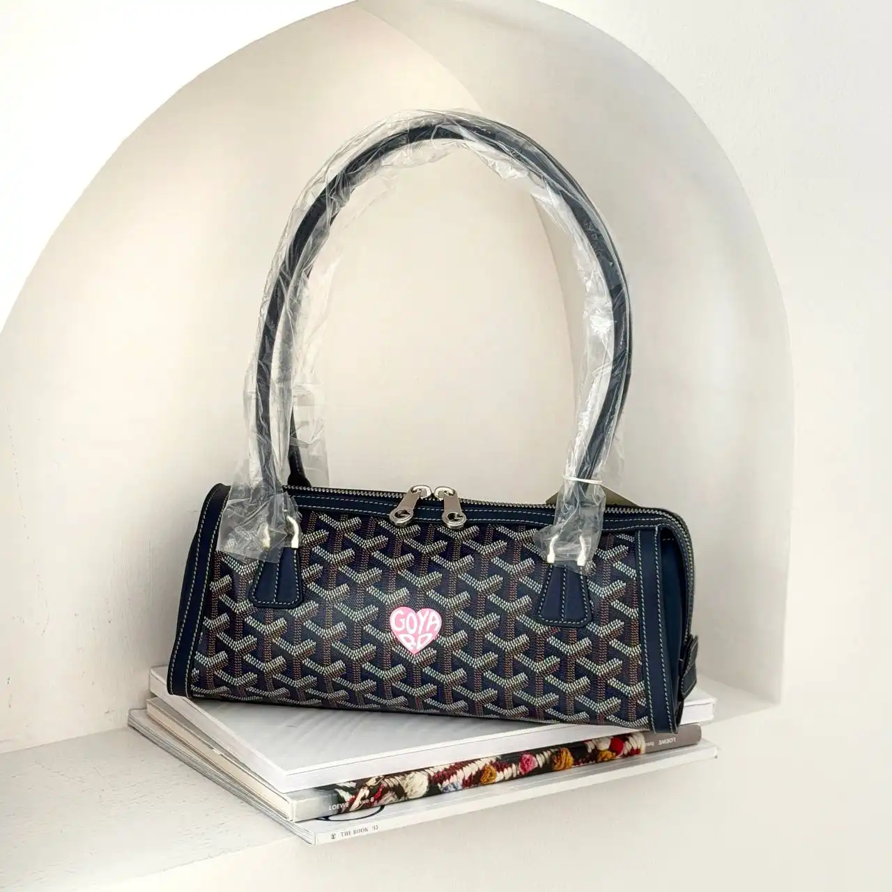 GOYARD Goyard Bonbonniere Bag With Heart Logo
