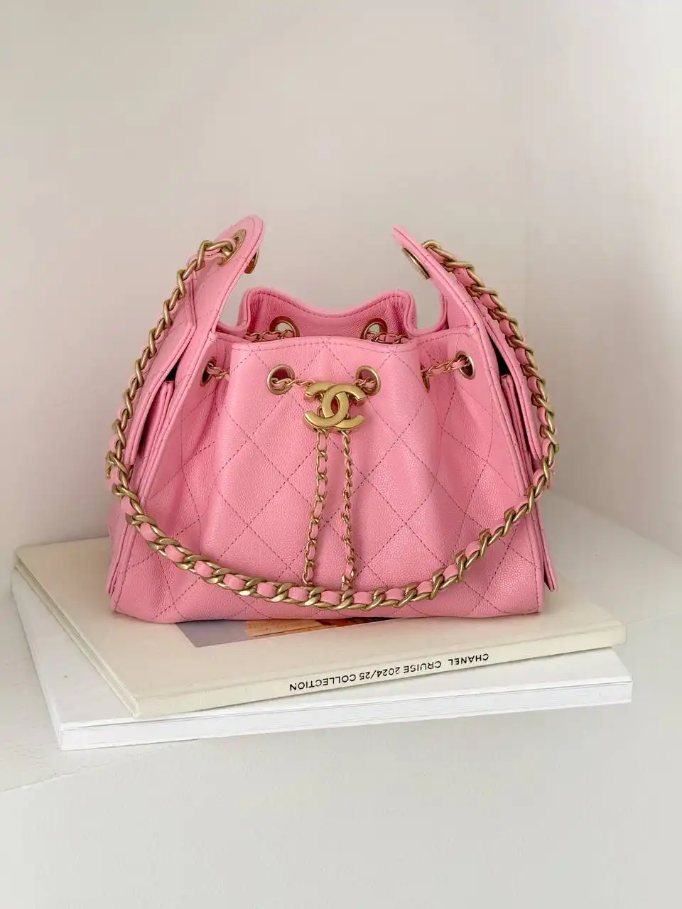 Chanel 25 / C25 Mini Pink Caviar GHW - photo 3