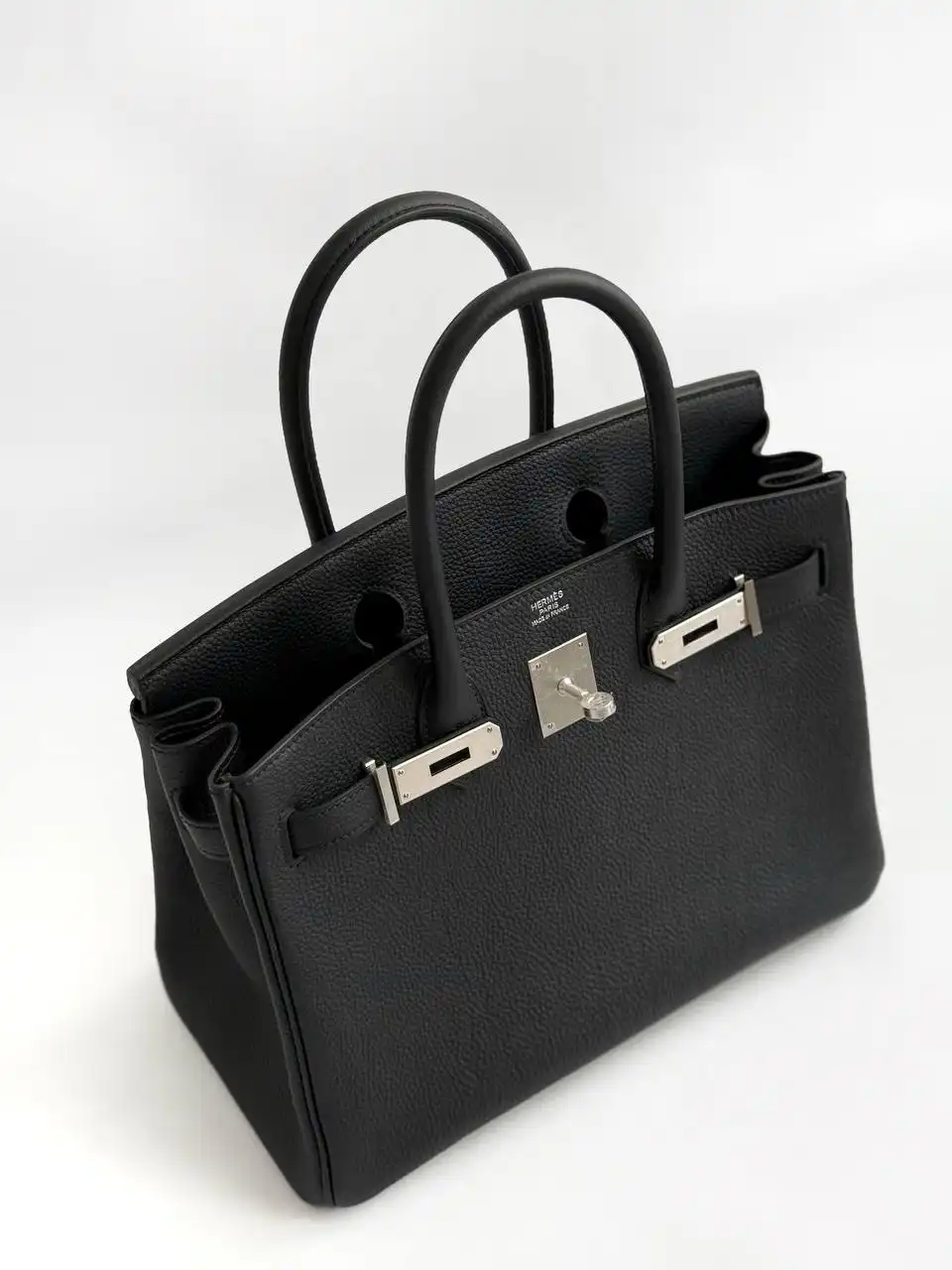 Hermes Birkin 30 / B30 Togo Noir Black PHW - photo 4