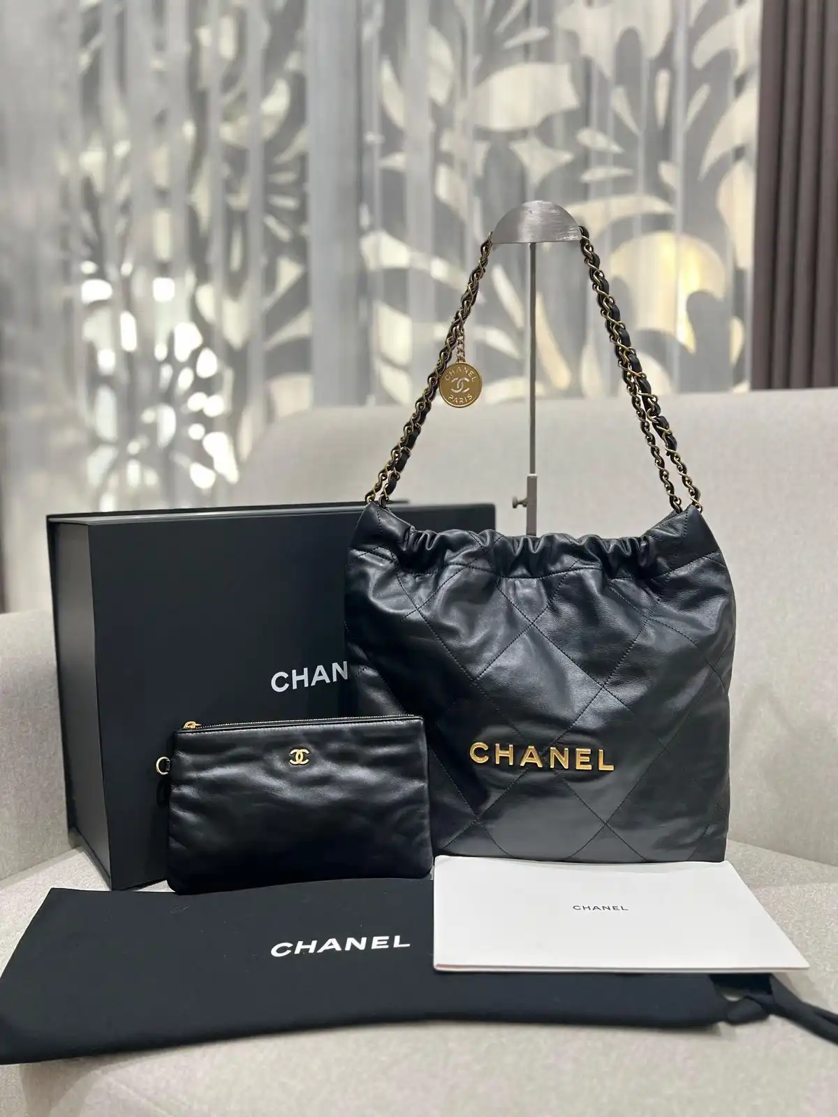 Preloved Chanel 22 Black GHW - photo 5