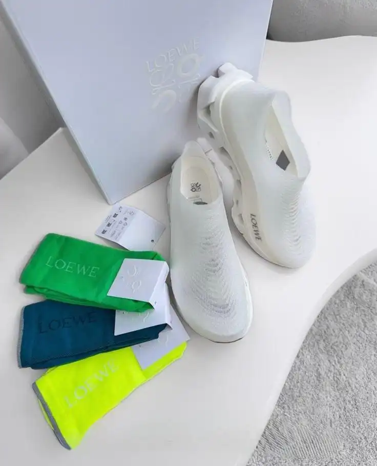 LOEWE Loewe X On LightSpray Cloudmonster sneaker White / Silver