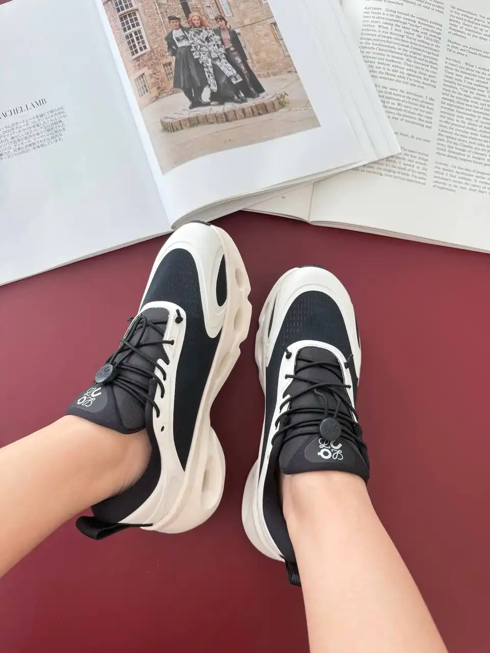 Loewe X On Cloudsolo Sneaker Women Black / Eggshell - photo 5