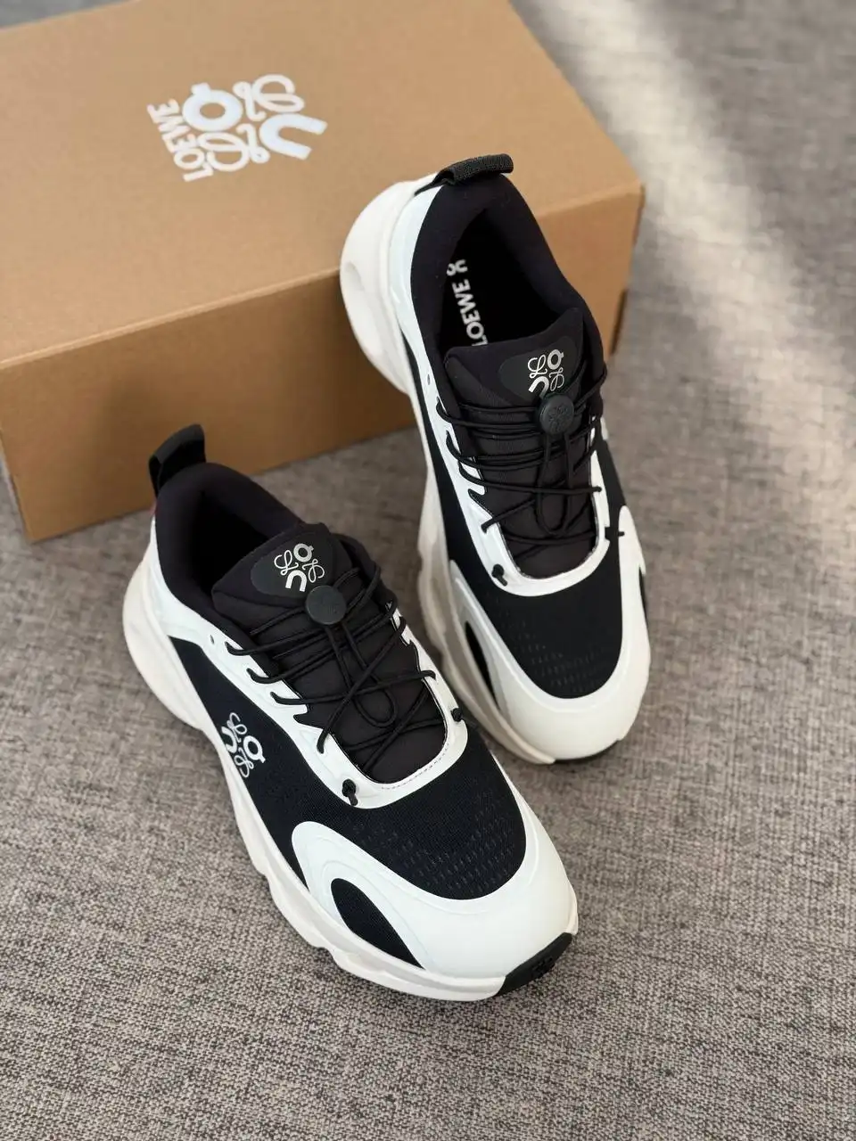 Loewe X On Cloudsolo Sneaker Men Black / Eggshell - photo 1
