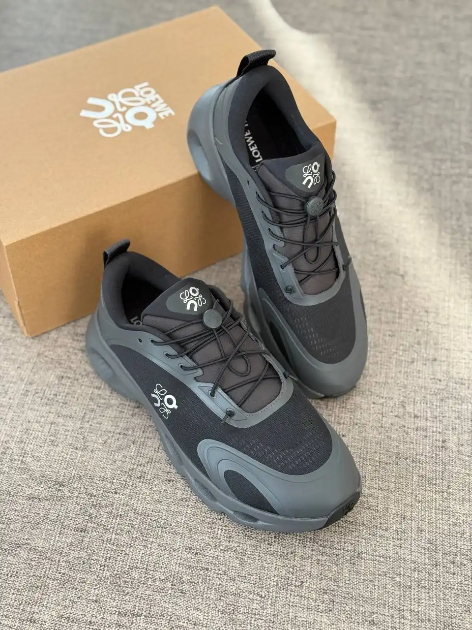 Loewe X ON Cloudsolo Sneaker Men Black - null