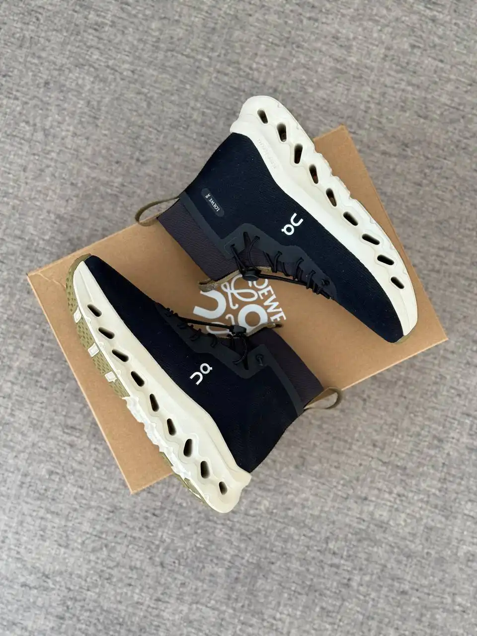 Loewe X On Cloudtilt Hi Sneaker Men Black / Oatmeal / Olive - photo 1
