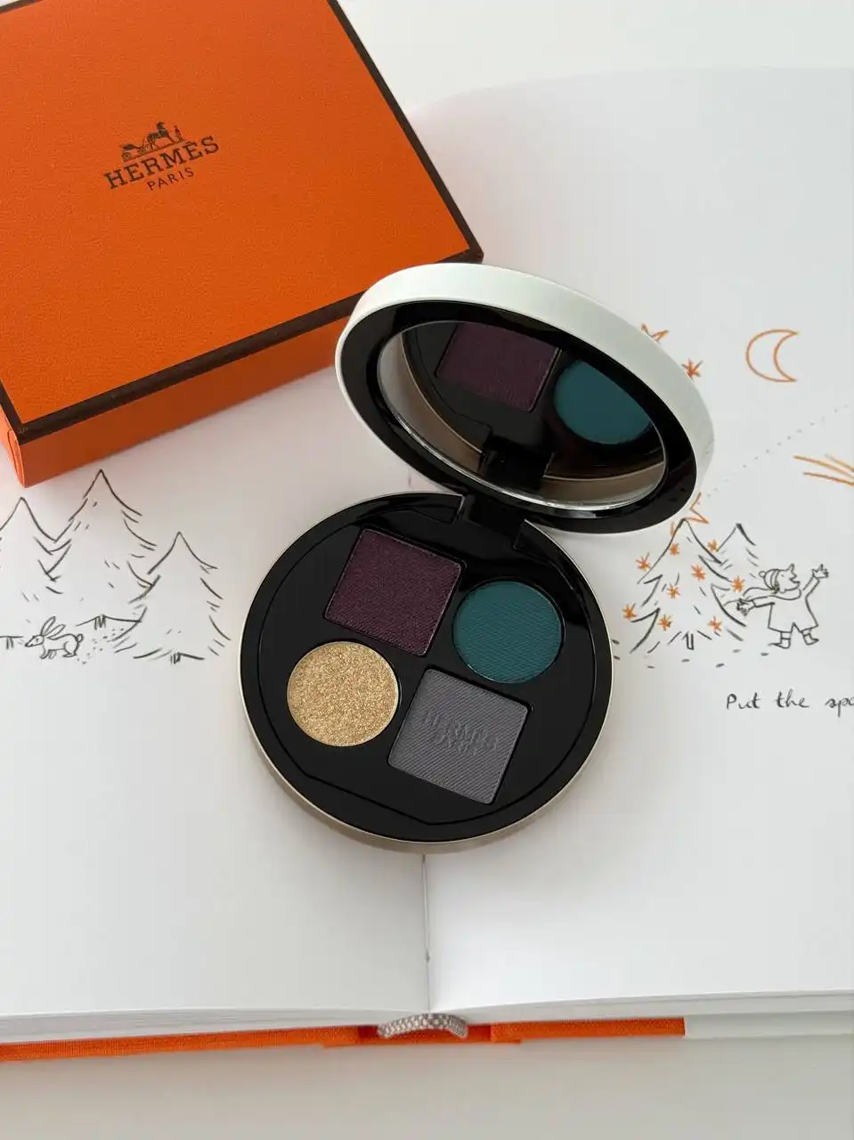 Hermes EyeShadow Quartet - 12 Ombres Optiques