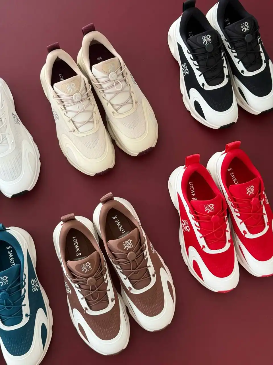 Loewe X ON Cloudsolo Sneaker Men Taupe / Eggshell - photo 4