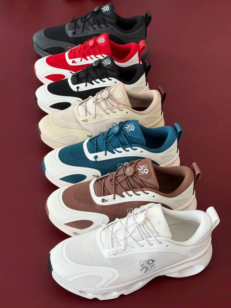 Loewe X ON Cloudsolo Sneaker Men Taupe / Eggshell - photo 5