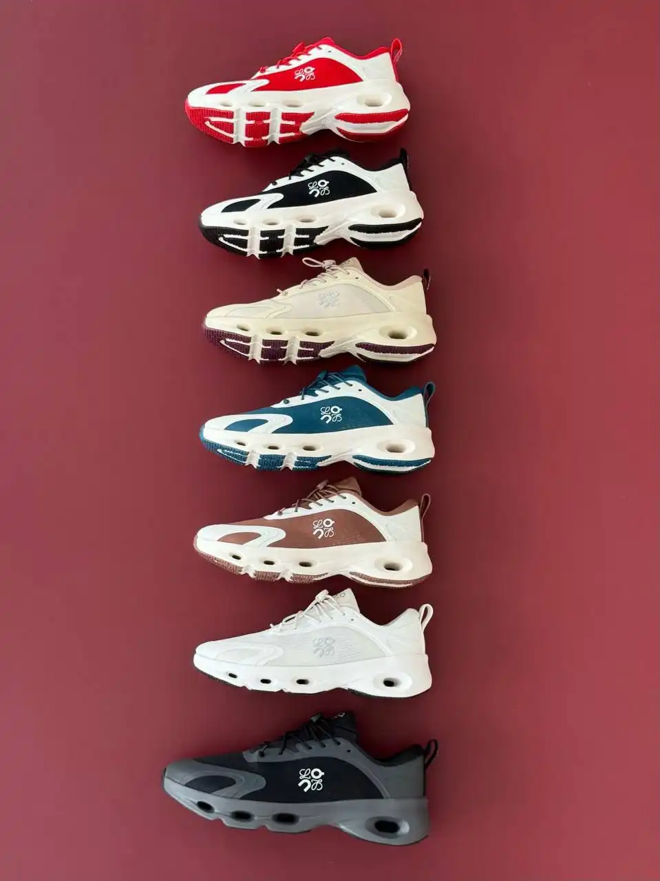 Loewe X ON Cloudsolo Sneaker Men Taupe / Eggshell - photo 6