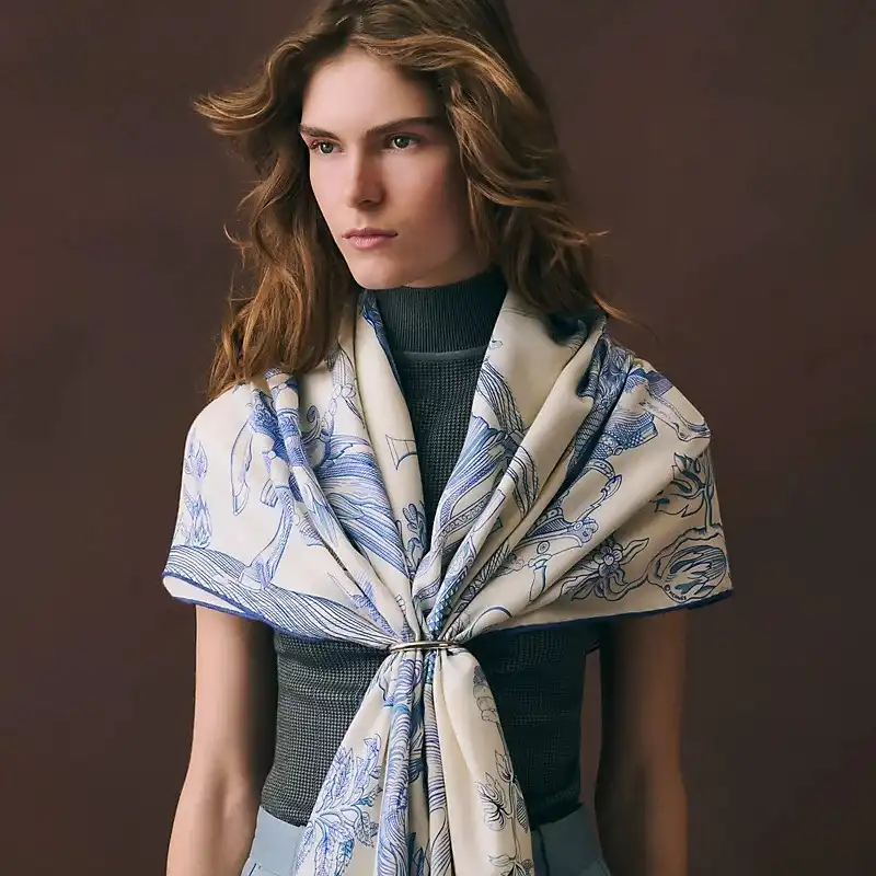 Hermes Scarf Ring Chaine dAncre PHW - photo 4