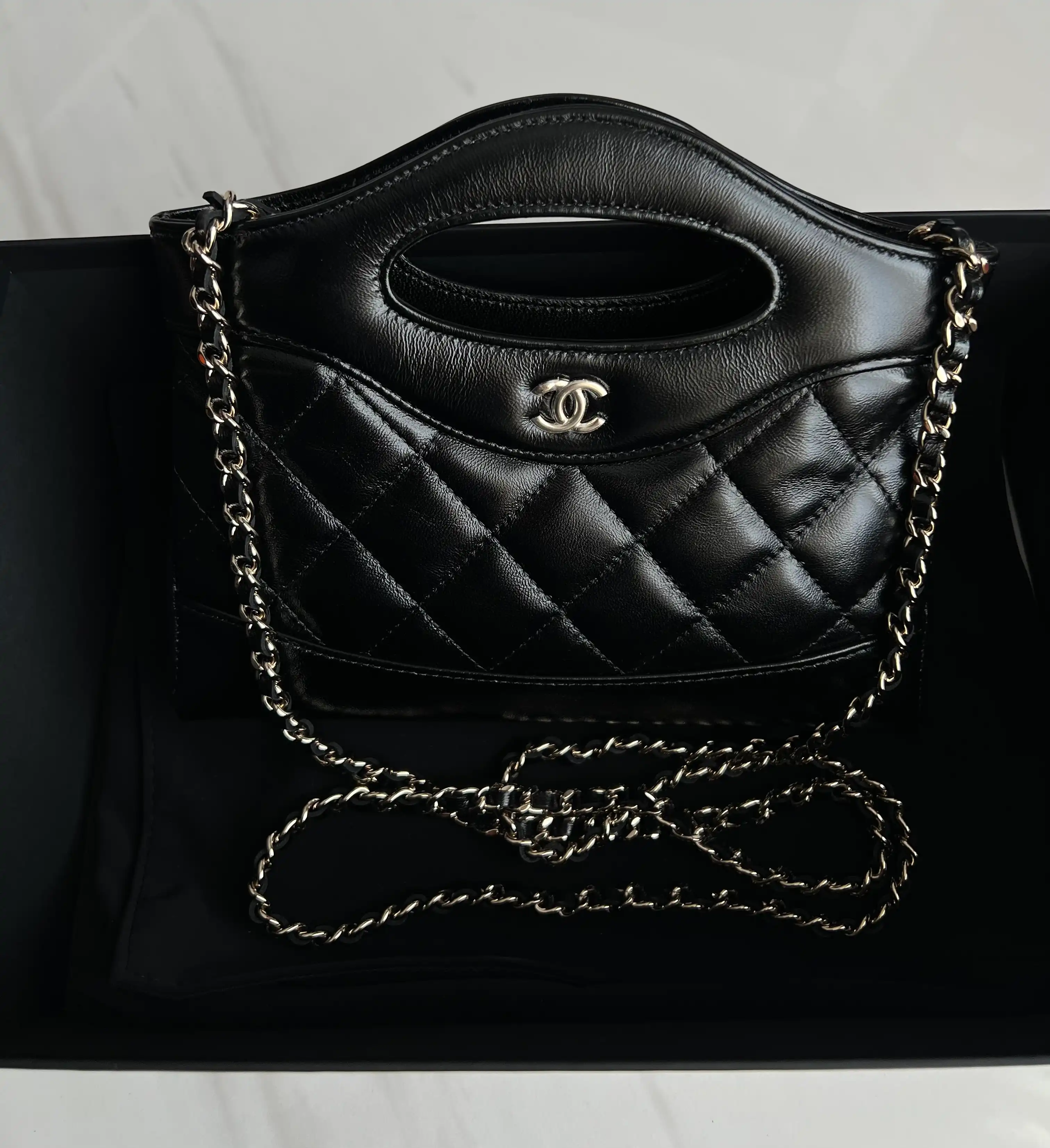 CHANEL Chanel 31 / C31 Mini Black GHW