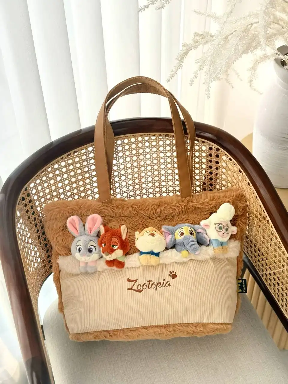 ETC Potdemiel Disney Tote Bag Zootopia Brown