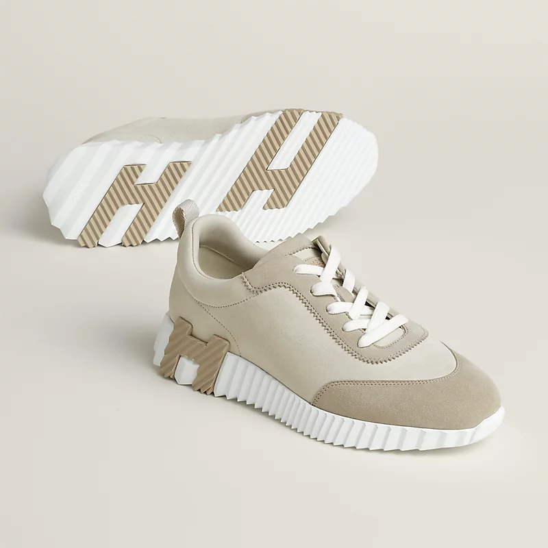 Hermes Bouncing Sneakers Beige Glaise / Beige Esquisse - photo 4