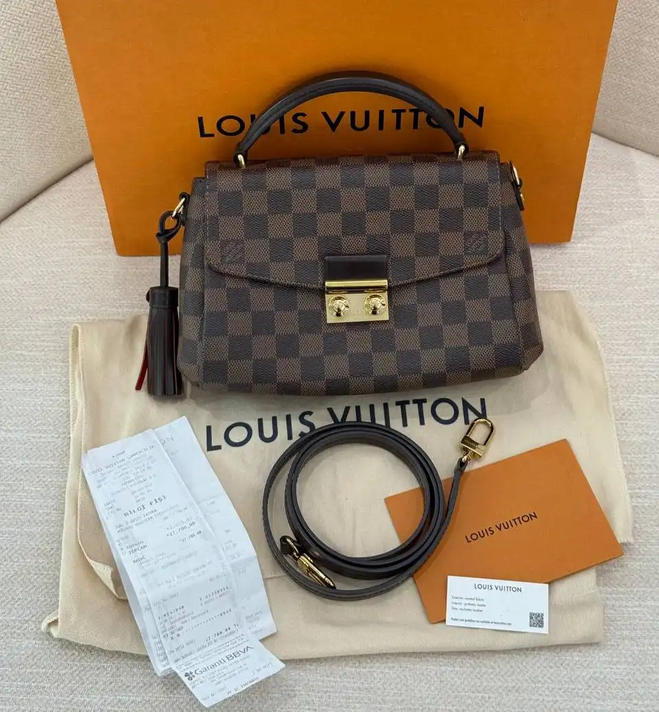 Louis Vuitton Preloved LV Croisette Damier Ebene