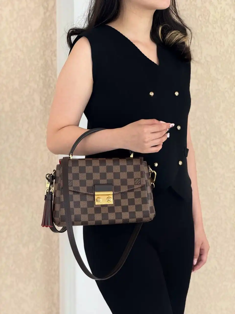 Preloved LV Croisette Damier Ebene - photo 4