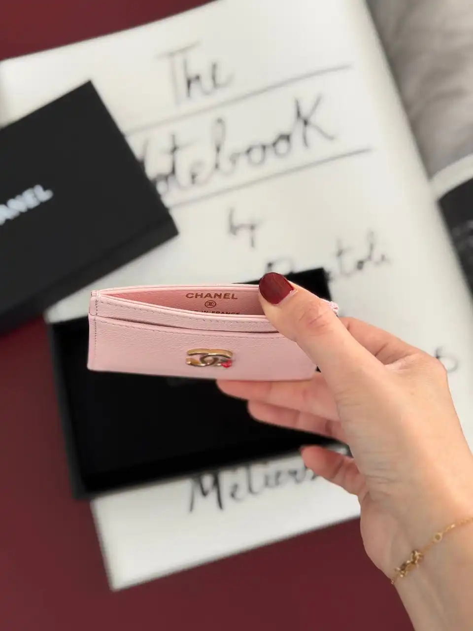 Chanel Card Holder Light Pink - photo 3