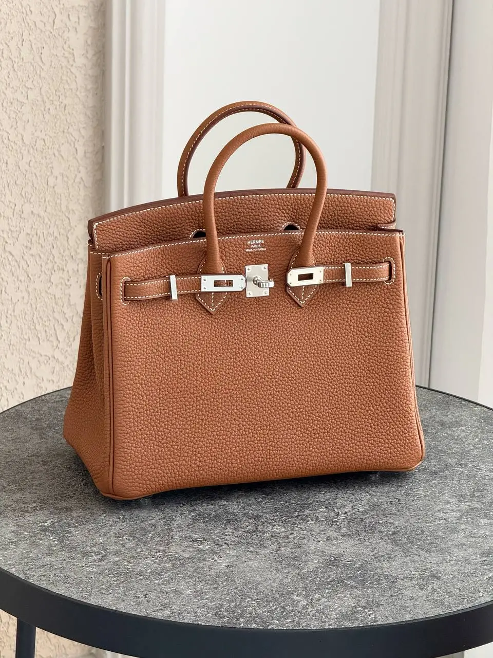 Hermes Hermes Birkin 25 / B25 Togo Gold PHW