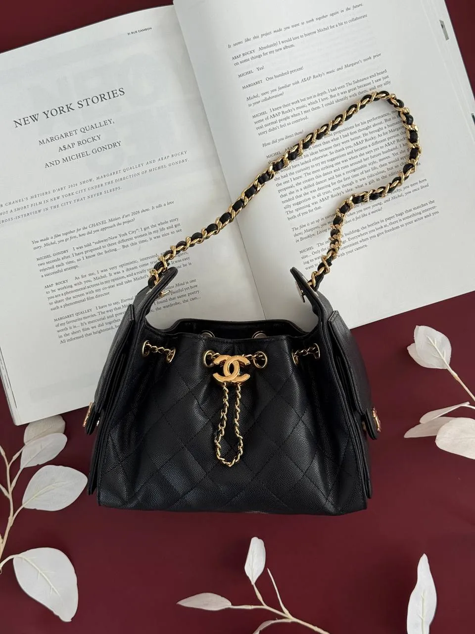 CHANEL Chanel 25 / C25 Mini Caviar Black GHW