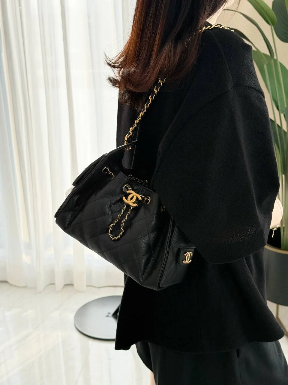 Chanel 25 / C25 Mini Caviar Black GHW - photo 3