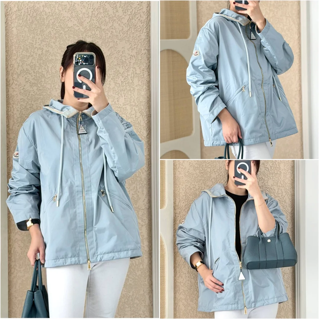 Moncler Moncler Cassiopea Hoodie Jacket Ice Blue