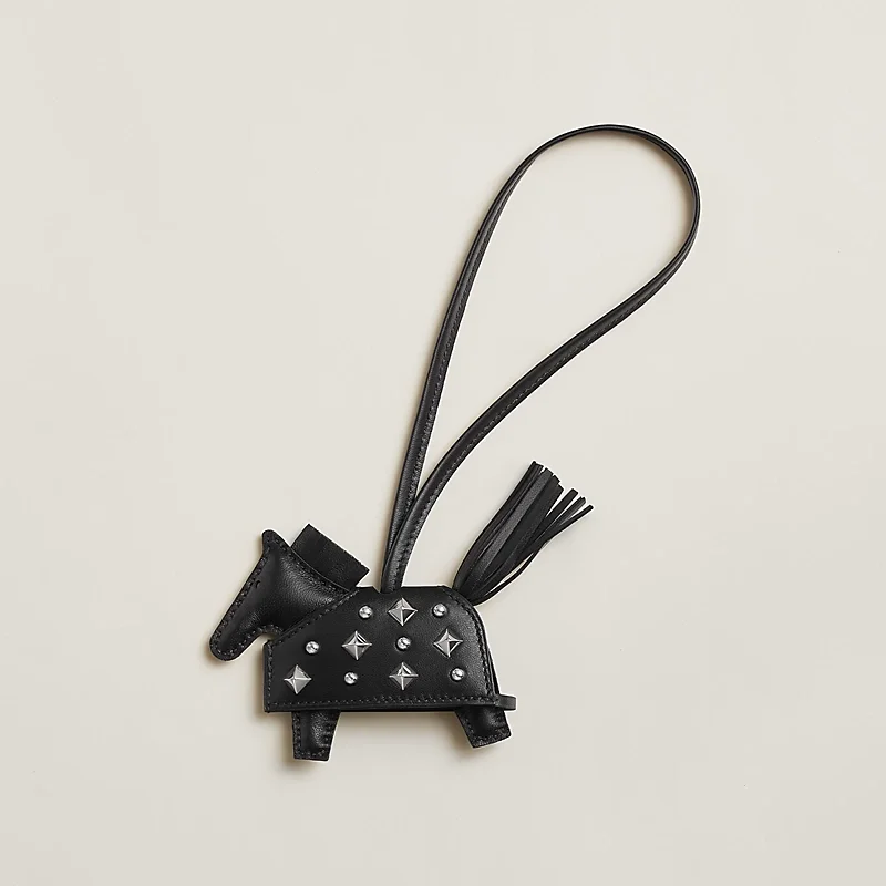 Hermes Rodeo Robeo Rock PM Charm Noir / Noir PHW - photo 3