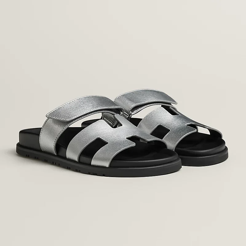 Hermes Chypre Sandal Gris Argente - photo 3