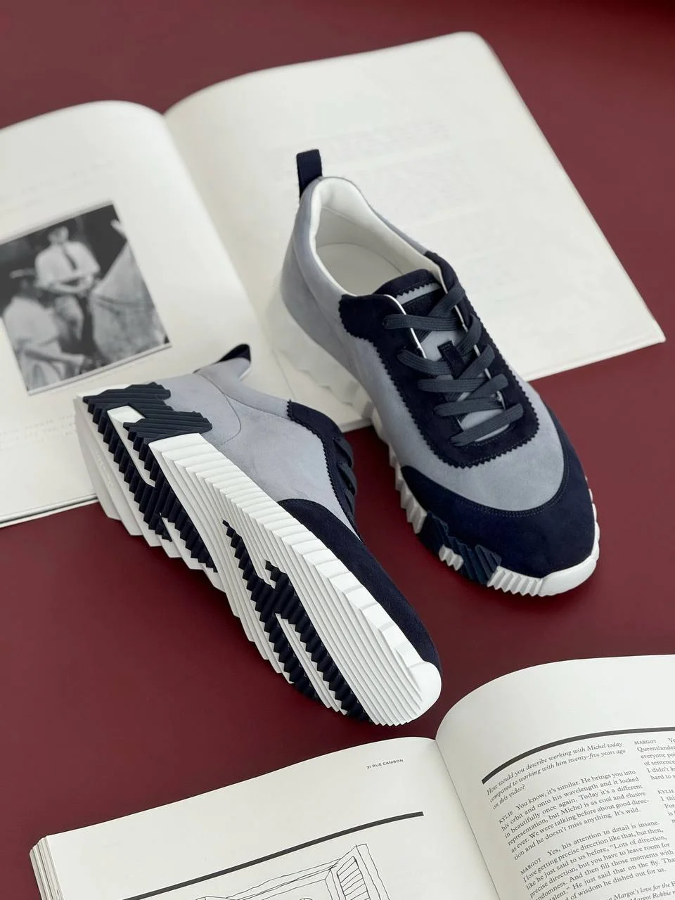 Hermes Hermes Bouncing Sneaker Bleu Galet / Marine
