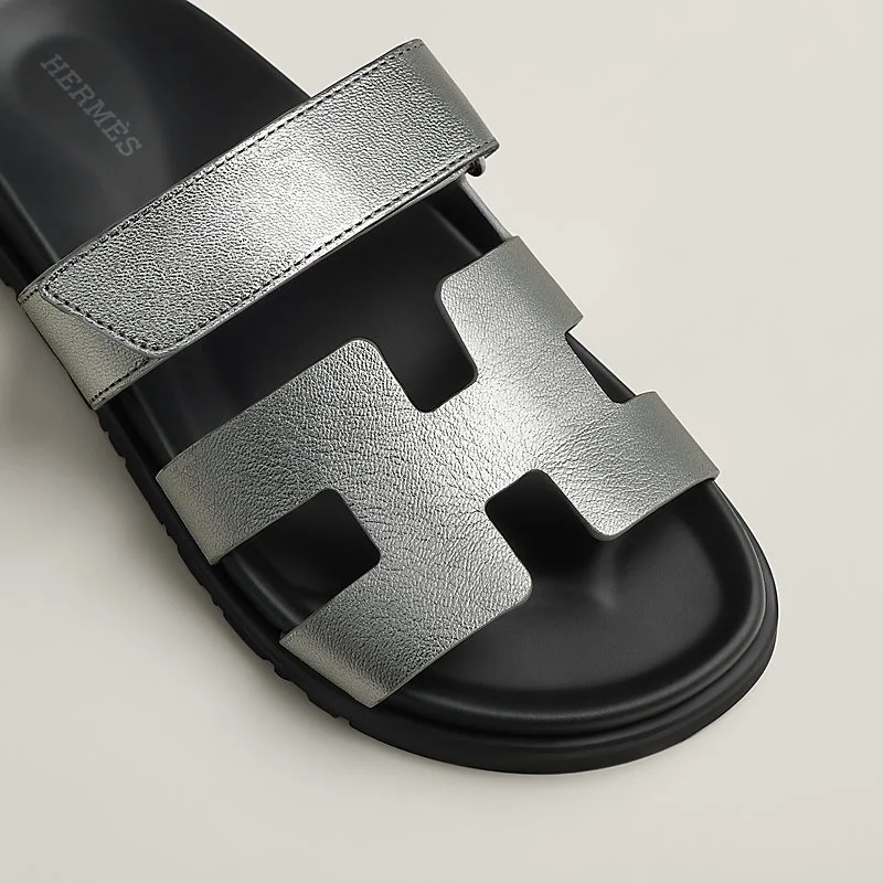 Hermes Chypre Sandal Gris Argente - photo 5