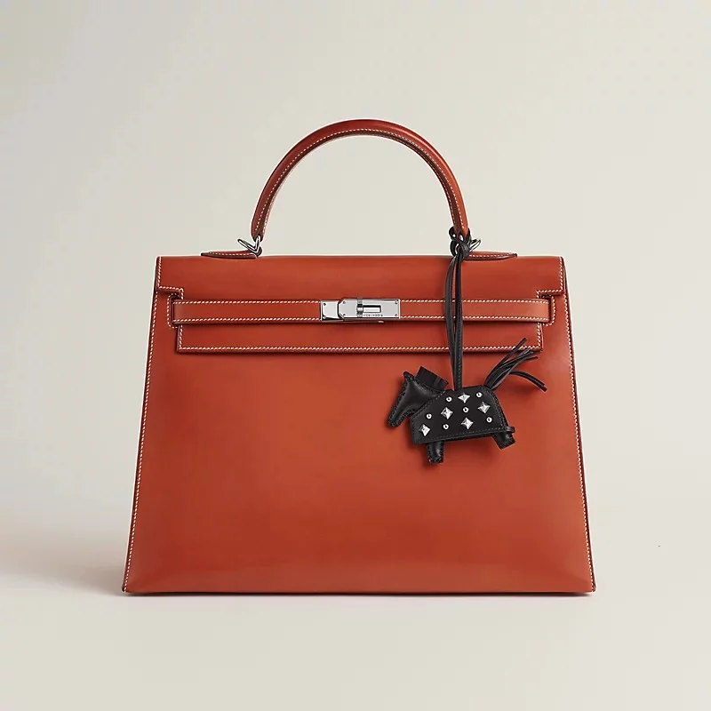Hermes Rodeo Robeo Rock PM Charm Noir / Noir PHW - photo 4