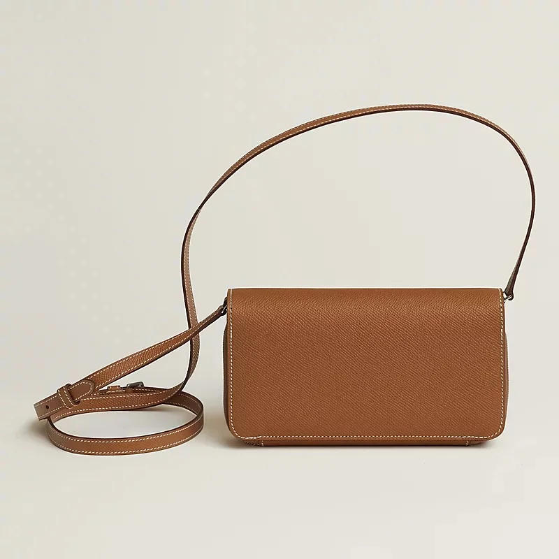 Hermes 1957 To Go Wallet Epsom Gold PHW - photo 4