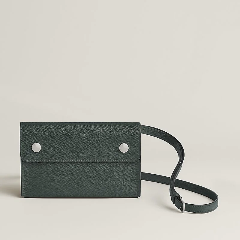 Hermes Hermesnap To Go Wallet Epsom Vert Mangrove - photo 3