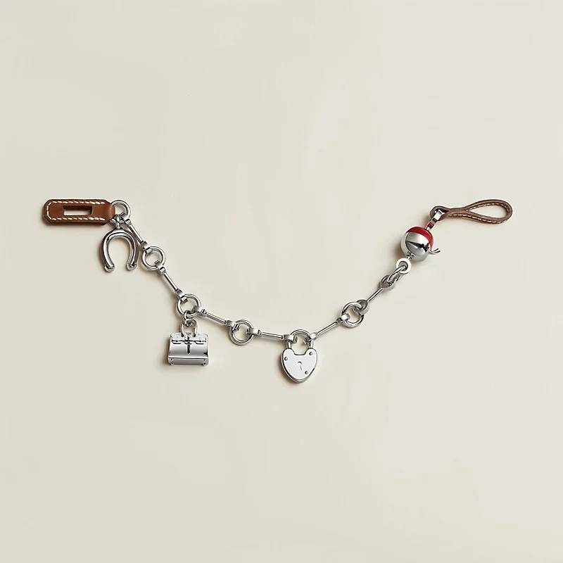 Hermes Bijou de Sac birkin charm Fauve / Rouge de Cœur - photo 4