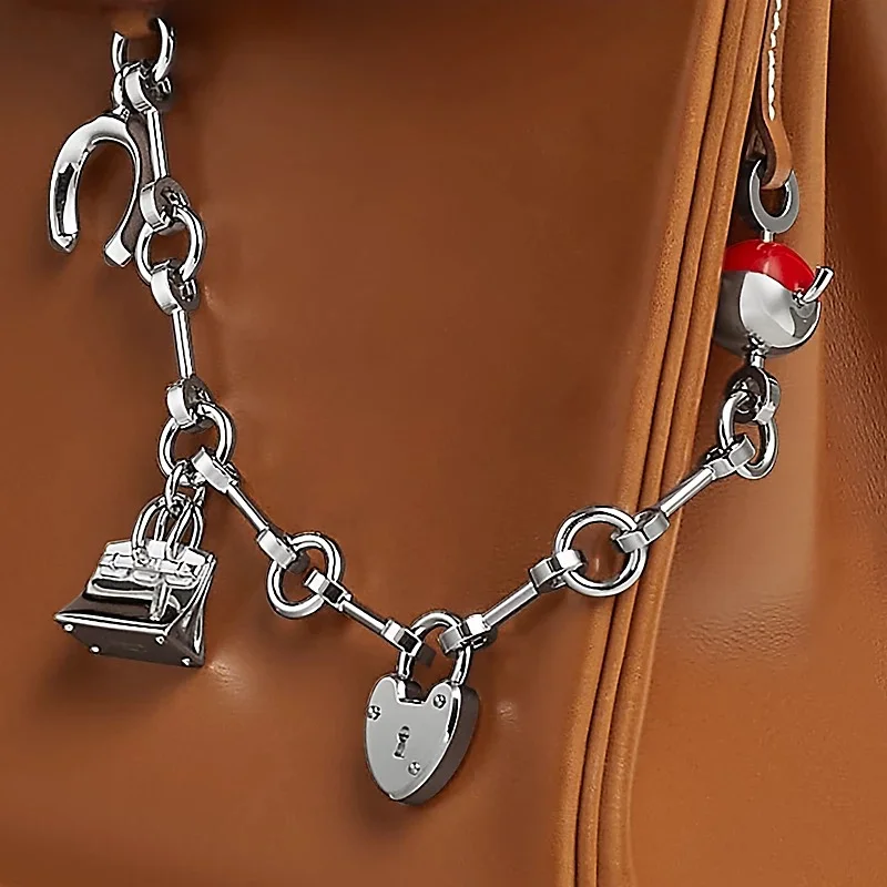 Hermes Bijou de Sac birkin charm Fauve / Rouge de Cœur - photo 5