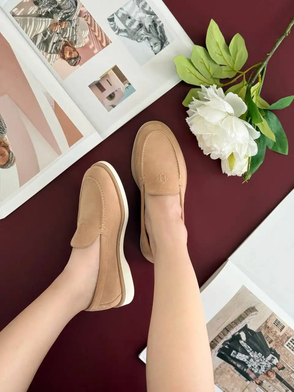 Hermes Low Loafer Beige Perlino - photo 3