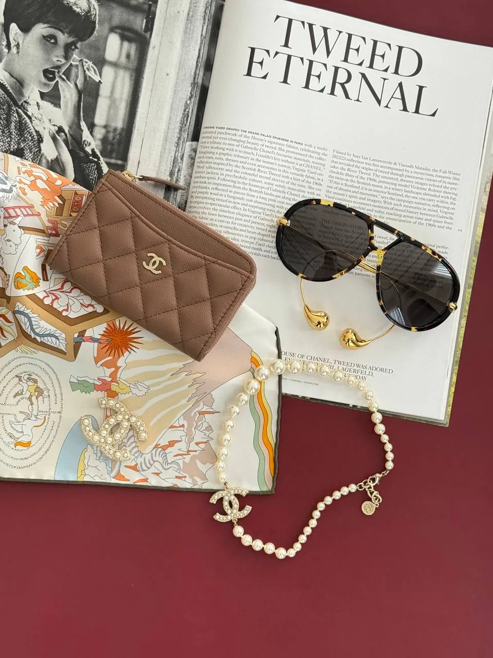 Bottega Veneta Drop Aviator Sunglasses Havana / Grey - photo 4