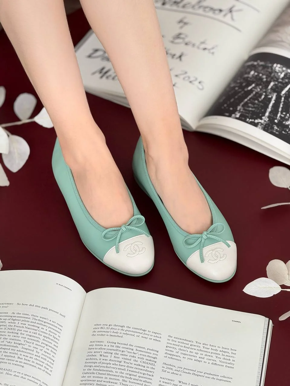 Chanel Ballerine Leather Tosca White - photo 5