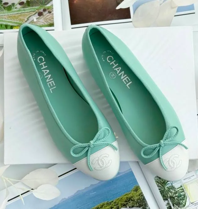 Chanel Ballerine Leather Tosca White - photo 4