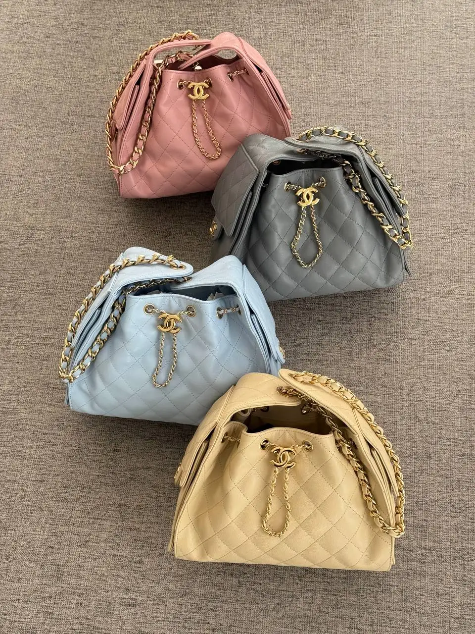 Chanel 25 / C25 Small Caviar Grey GHW - photo 4