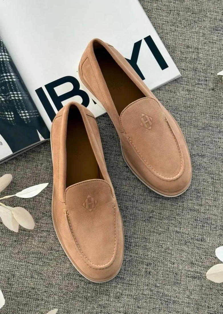 Hermes Hermes Low Loafer Beige Perlino