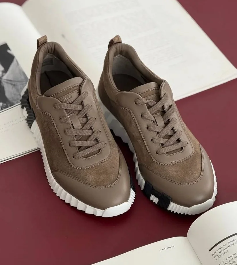 Hermes Hermes Bouncing Sneaker Etoupe