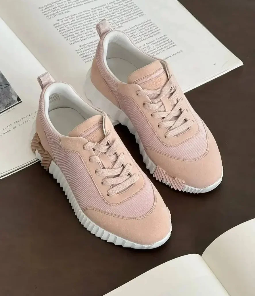Hermes Bouncing Sneaker Beige Nude - photo 1