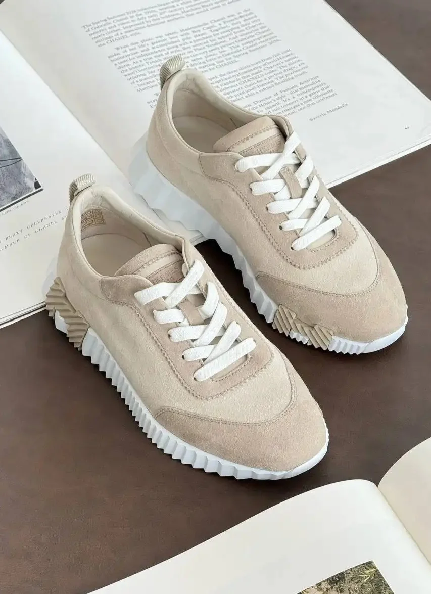 Hermes Hermes Bouncing Sneaker Beige Glaise / Beige Esquisse