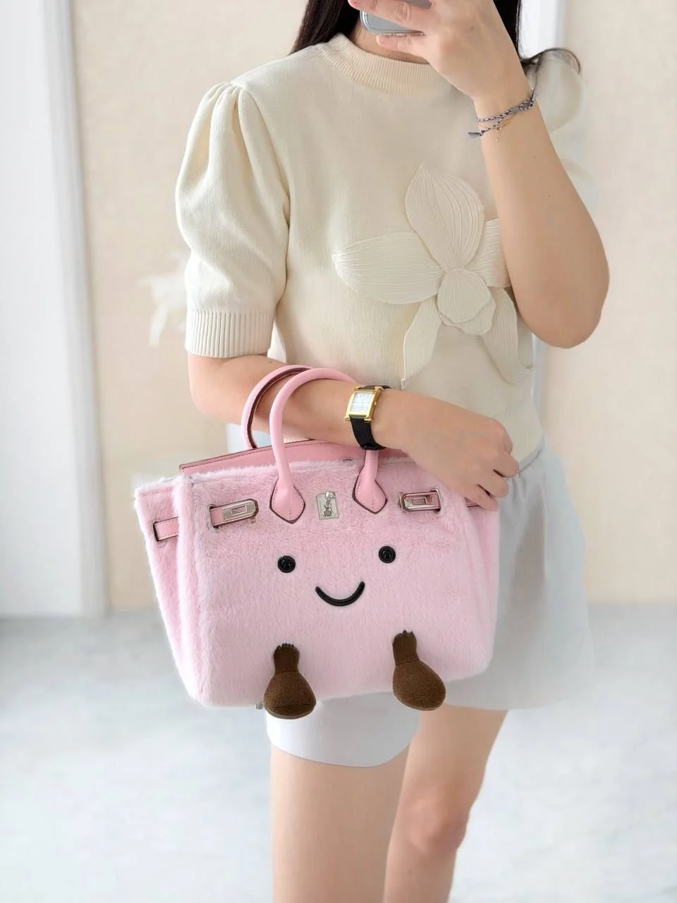 Jellycat Birkin Medium Lychee Powder - photo 3
