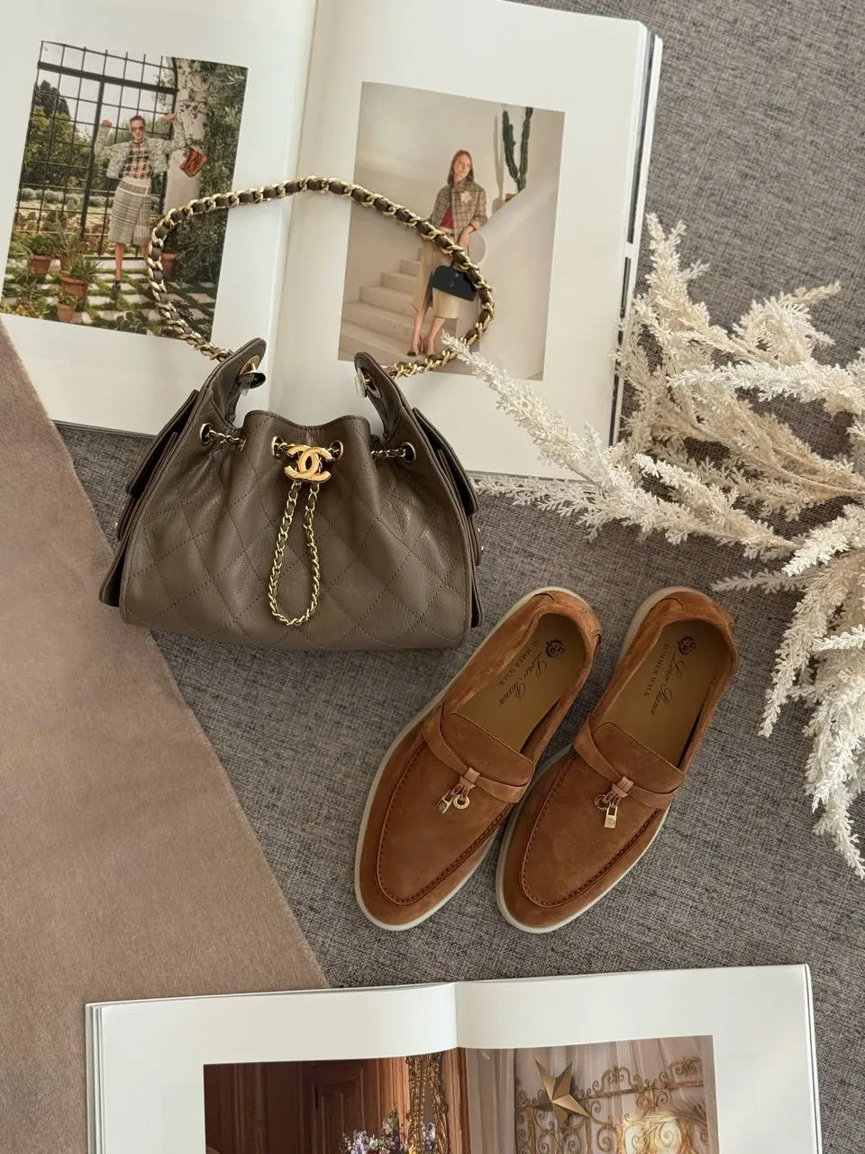 Loro Piana Summer Charm Walk Loafers Colour Vicuna GHW - photo 4
