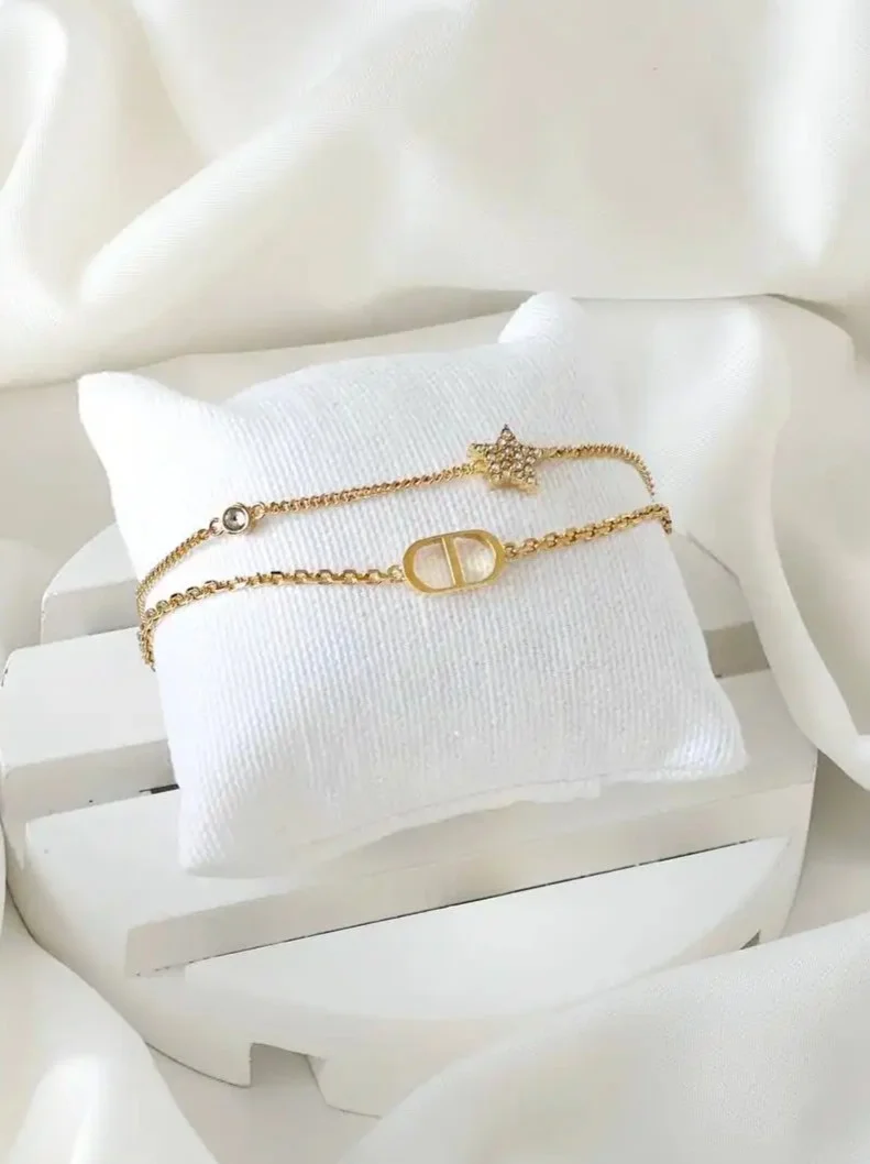 DIOR Dior Petit CD Double Bracelet