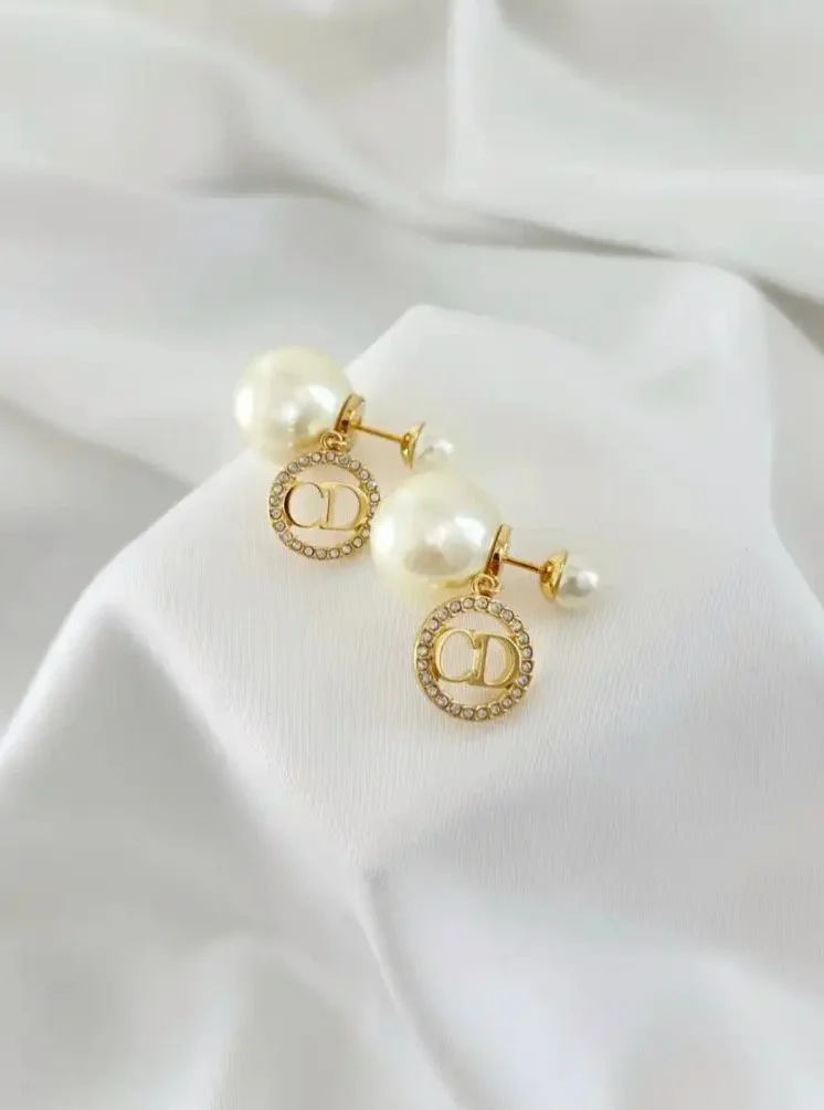 DIOR Dior Tribales Earrings CD Mid Blink Pearl