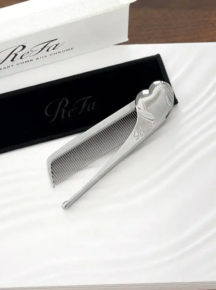 Refa Heart Comb Aira Chrome | Snowceline Luxuries
